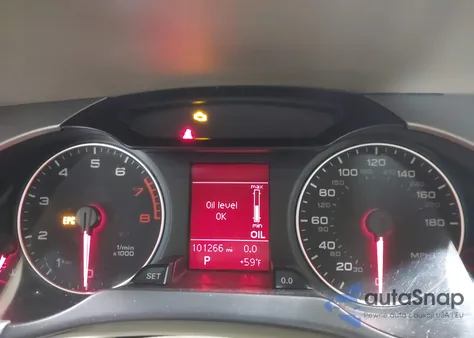 2010 Audi A4 2.0T Premium из США, поврежденный, VIN WAUBFAFL9AN006413